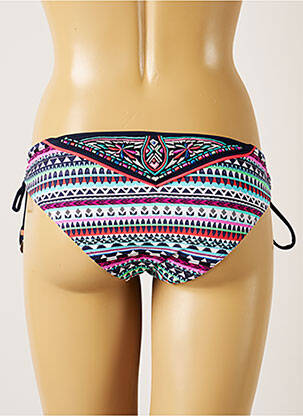 Bas de maillot de bain imprimé fantaisie bikini bleu BANANA MOON femme