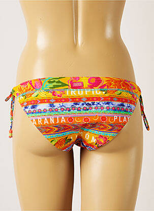Bas de maillot de bain imprimé fantaisie bikini orange BANANA MOON femme