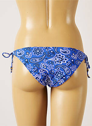 Bas de maillot de bain imprimé fantaisie bikini bleu BANANA MOON femme