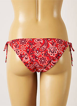 Bas de maillot de bain imprimé fantaisie bikini rouge BANANA MOON femme