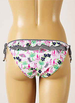 Bas de maillot de bain imprimé fantaisie bikini rose BANANA MOON femme