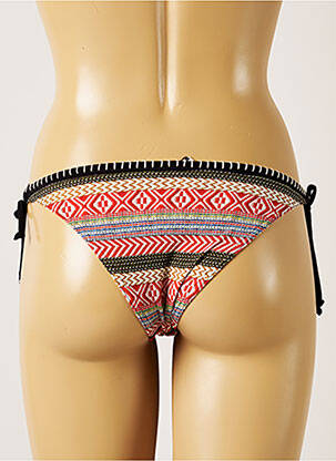Bas de maillot de bain imprimé fantaisie bikini rouge BANANA MOON femme