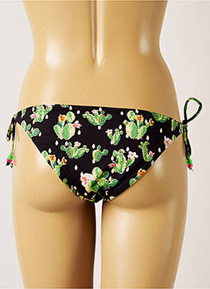 Bas de maillot de bain imprimé fantaisie bikini vert BANANA MOON femme