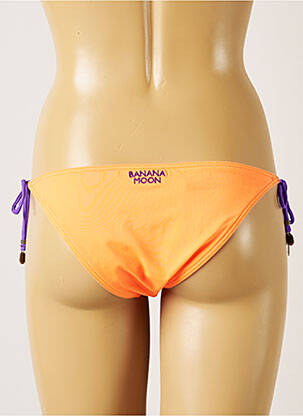 Bas de maillot de bain micro fibres bikini orange BANANA MOON femme