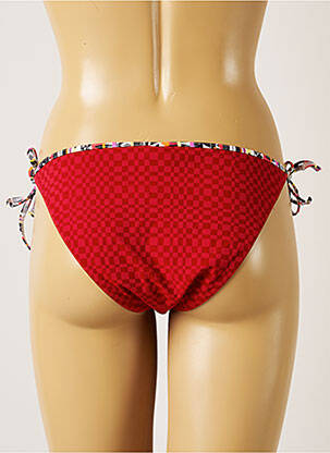 Bas de maillot de bain imprimé fantaisie bikini rouge BANANA MOON femme