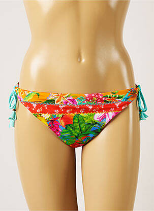Bas de maillot de bain imprimé fantaisie bikini vert BANANA MOON femme