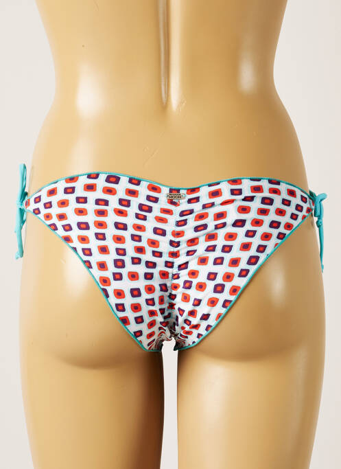 Bas de maillot de bain imprimé fantaisie bikini bleu BANANA MOON femme