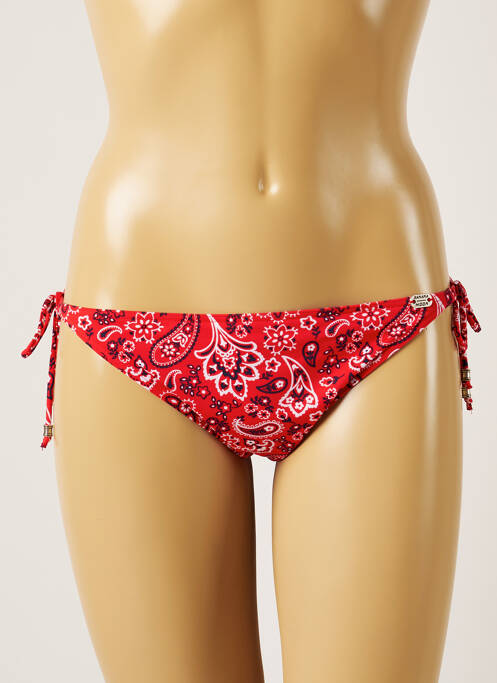 Bas de maillot de bain rouge BANANA MOON pour femme