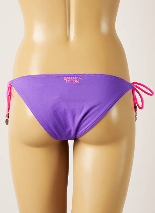 Bas de maillot de bain violet BANANA MOON pour femme