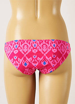 Bas de maillot de bain imprimé fantaisie culotte rose BANANA MOON femme