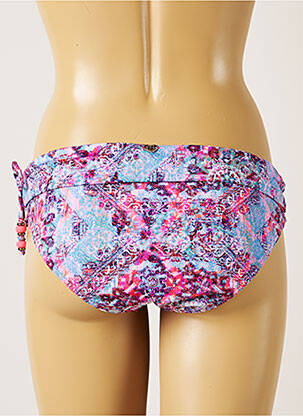Bas de maillot de bain imprimé fantaisie culotte bleu BANANA MOON femme