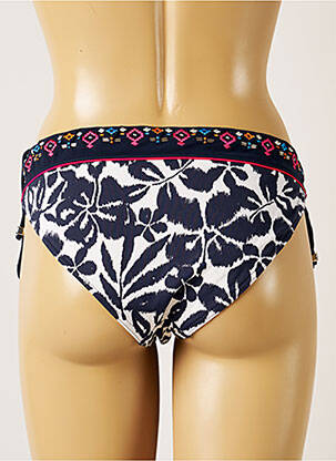 Bas de maillot de bain imprimé tie and dye bikini bleu BANANA MOON femme