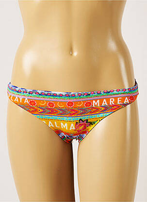 Bas de maillot de bain imprimé fantaisie culotte orange BANANA MOON femme