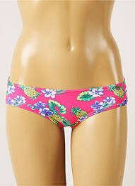 Bas de maillot de bain imprimé tie and dye culotte rose BANANA MOON femme