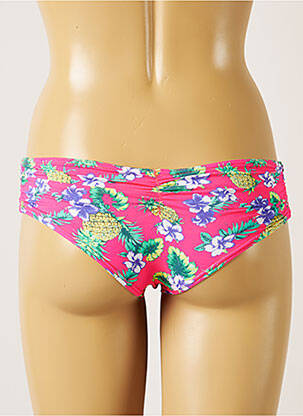 Bas de maillot de bain imprimé tie and dye culotte rose BANANA MOON femme