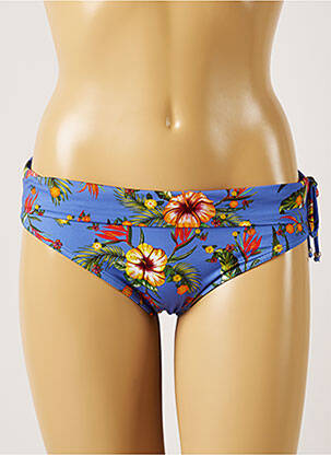 Bas de maillot de bain imprimé tie and dye culotte bleu BANANA MOON femme