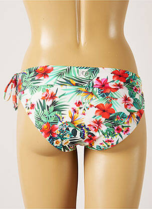 Bas de maillot de bain imprimé tie and dye culotte beige BANANA MOON femme