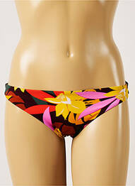 Bas de maillot de bain imprimé tie and dye culotte jaune BANANA MOON femme