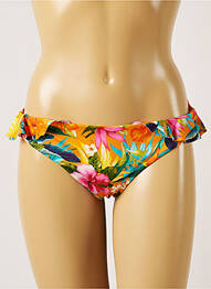 Bas de maillot de bain imprimé tie and dye culotte orange BANANA MOON femme