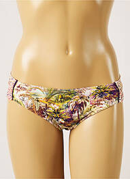 Bas de maillot de bain imprimé tie and dye culotte blanc LIVIA femme