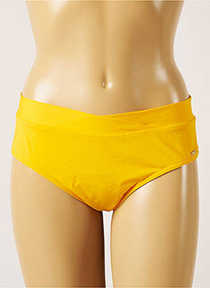 Bas de maillot de bain jaune LIVIA pour femme
