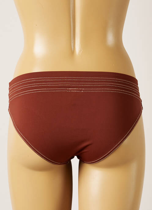 Bas de maillot de bain marron LIVIA pour femme