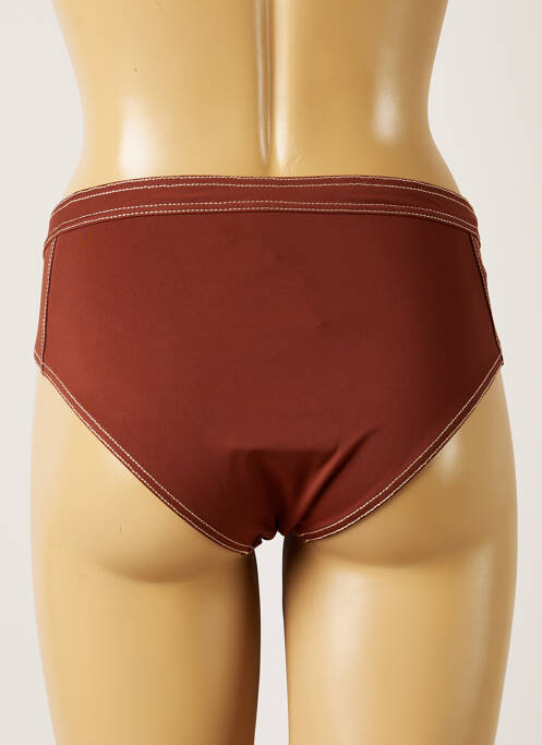 Bas de maillot de bain marron LIVIA femme