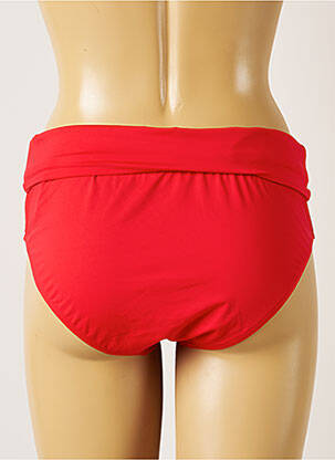 Bas de maillot de bain stretch culotte rouge LIVIA femme