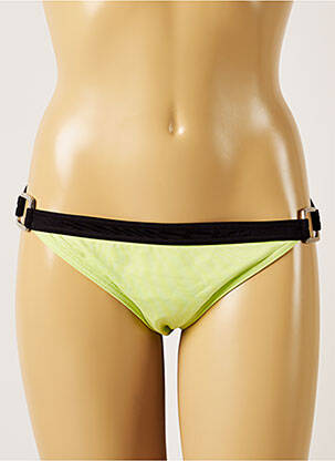 Bas de maillot de bain stretch culotte vert LIVIA femme