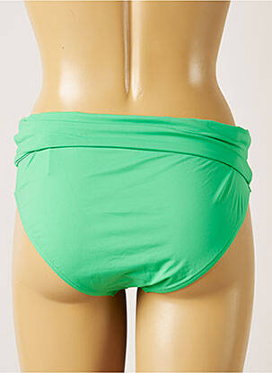 Bas de maillot de bain stretch culotte vert LIVIA femme