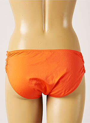 Bas de maillot de bain stretch culotte orange LIVIA femme
