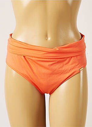 Bas de maillot de bain orange LIVIA pour femme