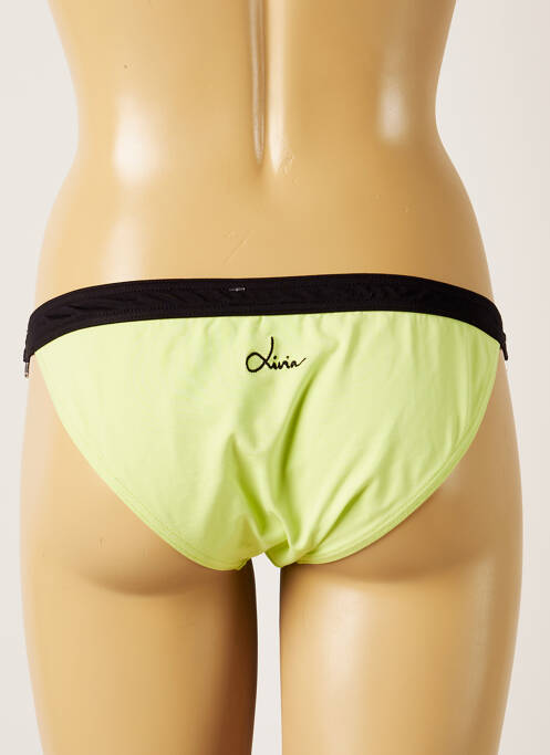 Bas de maillot de bain vert LIVIA pour femme
