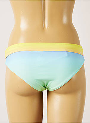 Bas de maillot de bain effet matière satinée culotte bleu BANANA MOON femme
