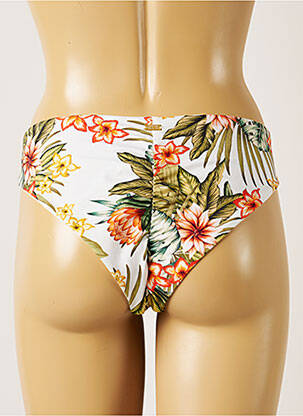 Bas de maillot de bain imprimé tie and dye culotte beige BANANA MOON femme