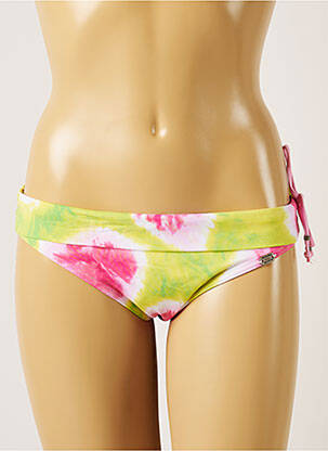 Bas de maillot de bain imprimé fantaisie culotte vert BANANA MOON femme