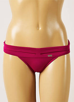 Bas de maillot de bain micro fibres culotte violet BANANA MOON femme