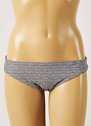 Bas de maillot de bain micro fibres culotte gris BANANA MOON femme