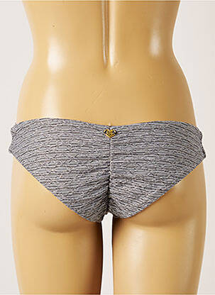 Bas de maillot de bain micro fibres culotte gris BANANA MOON femme