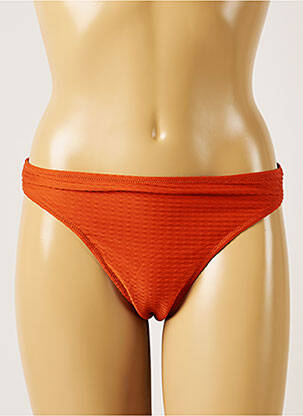 Bas de maillot de bain micro fibres culotte orange BANANA MOON femme