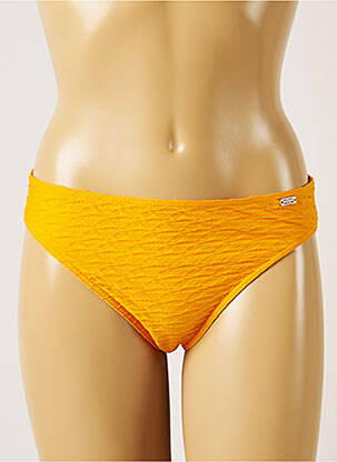 Bas de maillot de bain micro fibres short orange BANANA MOON femme