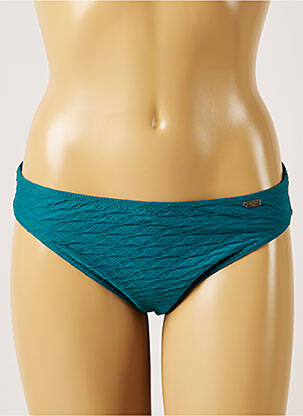 Bas de maillot de bain micro fibres culotte bleu BANANA MOON femme