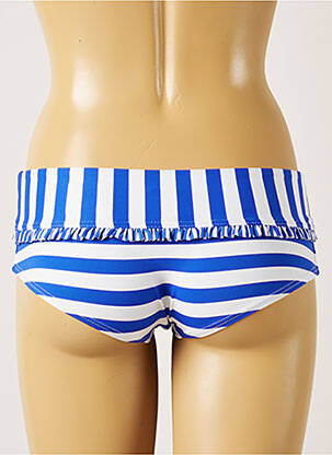 Bas de maillot de bain micro fibres culotte bleu BANANA MOON femme