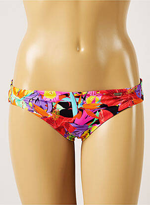 Bas de maillot de bain imprimé fantaisie culotte rose BANANA MOON femme