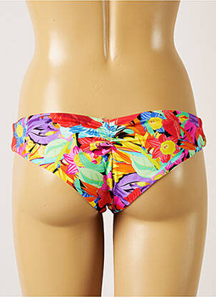 Bas de maillot de bain imprimé fantaisie culotte rose BANANA MOON femme