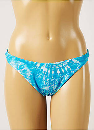 Bas de maillot de bain imprimé fantaisie culotte bleu BANANA MOON femme