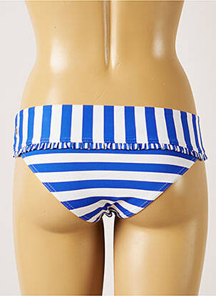 Bas de maillot de bain micro fibres culotte bleu BANANA MOON femme