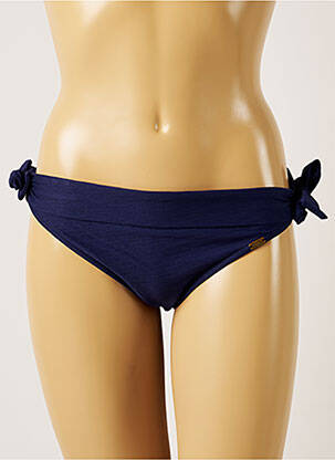 Bas de maillot de bain micro fibres bikini bleu BANANA MOON femme