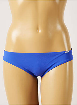 Bas de maillot de bain micro fibres culotte bleu BANANA MOON femme