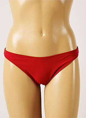 Bas de maillot de bain micro fibres culotte rouge BANANA MOON femme